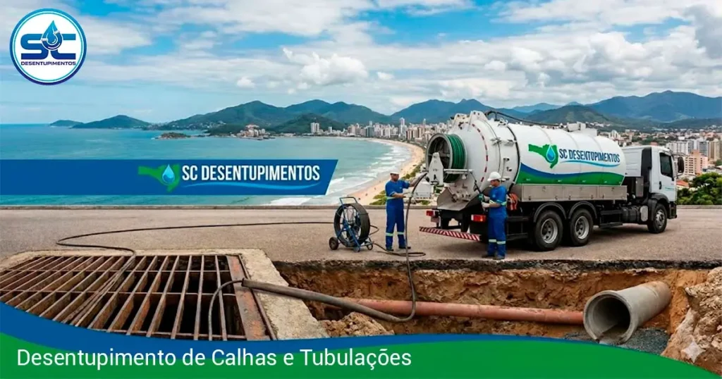 Desentupimento de Calhas e Tubulações - SC Desentupimentos