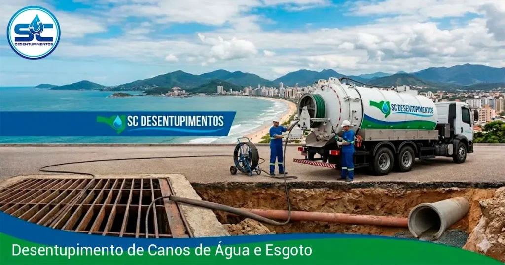 Desentupimento de Canos de Água e Esgoto - SC Desentupimentos