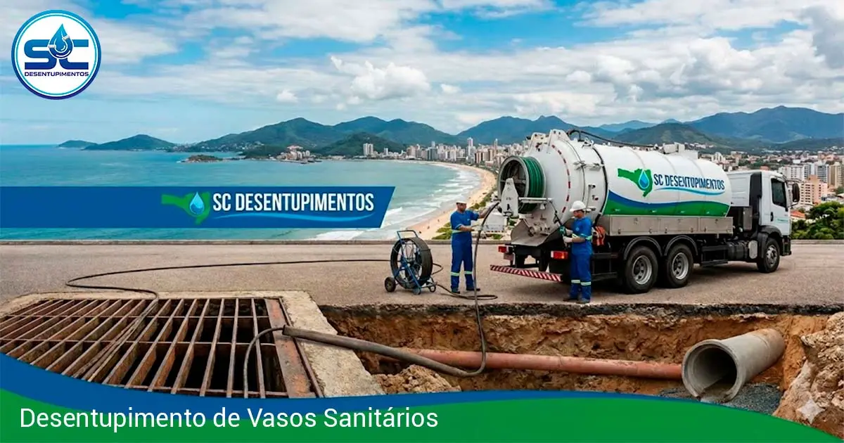 Desentupimento de Vasos Sanitários - SC Desentupimentos